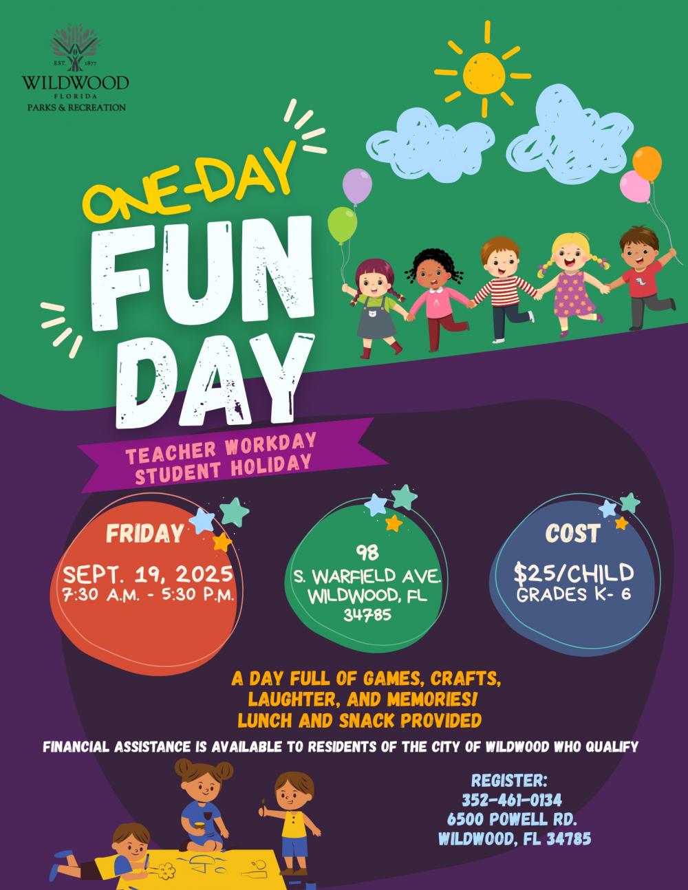 One-Day Fun Day Event